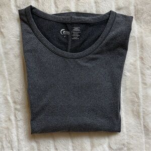 ZYIA Active Performance Long Sleeve Charcoal Top